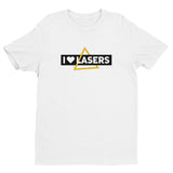 "I love Lasers" Short sleeve Tech Tee