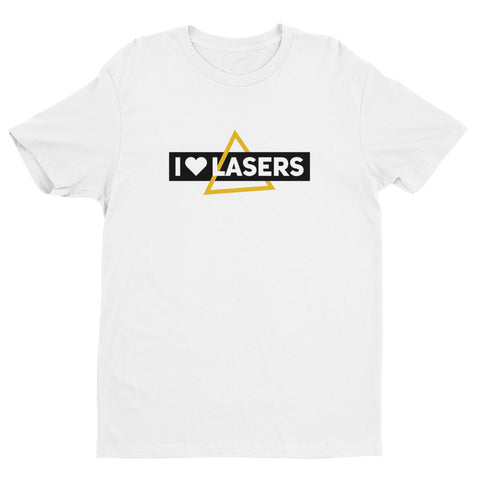 "I love Lasers" Short sleeve Tech Tee